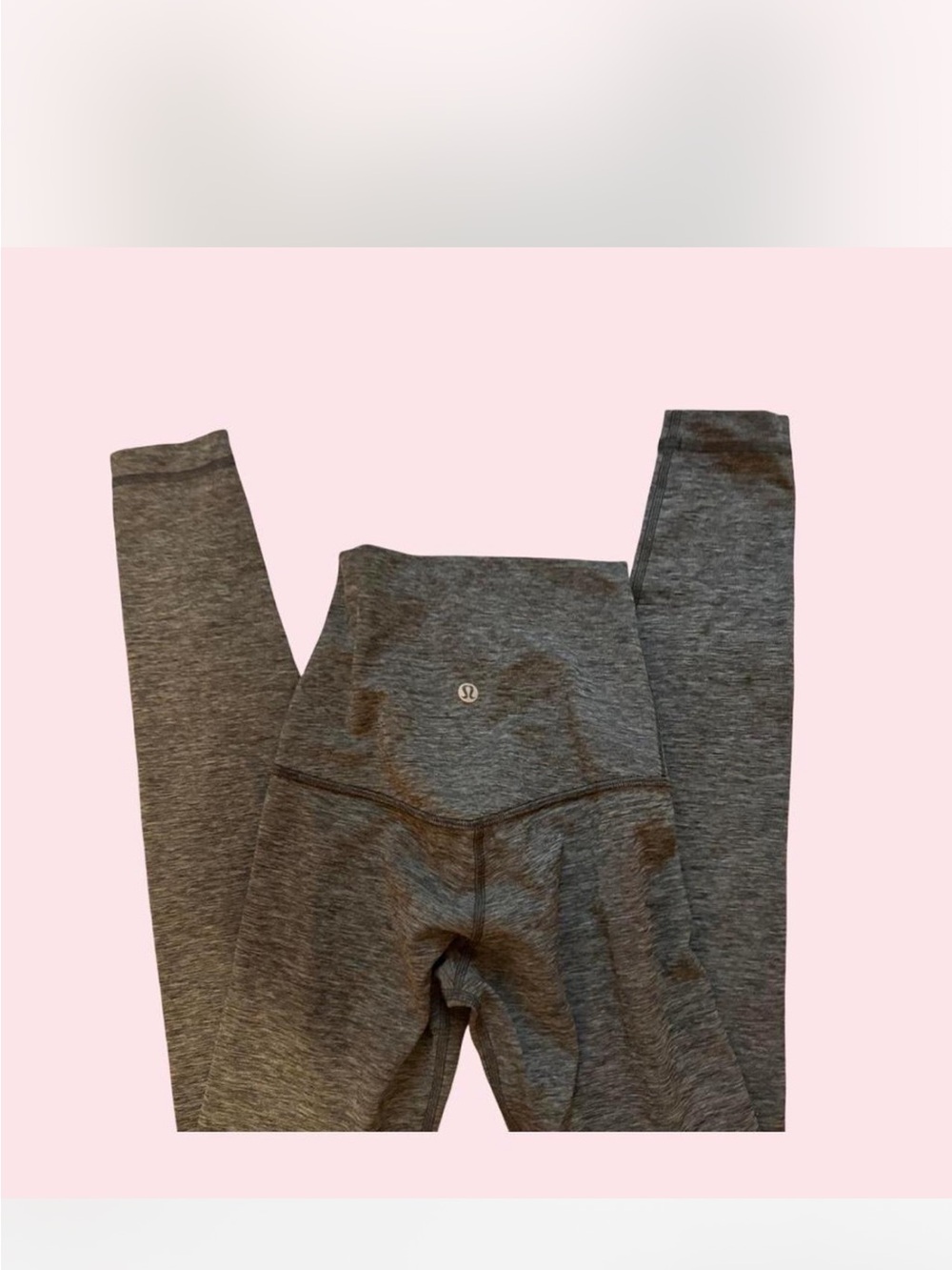 lululemon athletica Girls' Heather Gray Leggings
